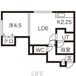 フィールハーモニー白石の物件間取画像